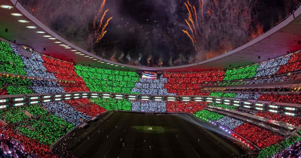 Vista del Estadio Banorte durante su reapertura, donde ocurrió el incidente. Foto: Estadio Banorte