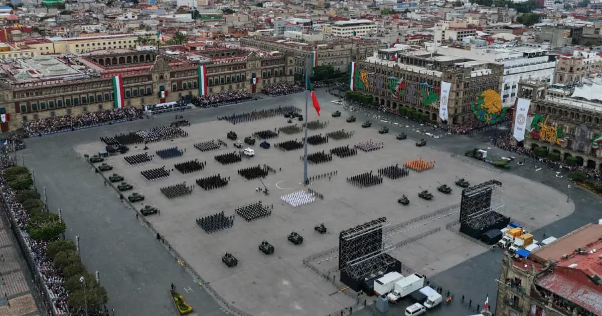 Desfile militar del 16 de septiembre de 2025 en imágenes