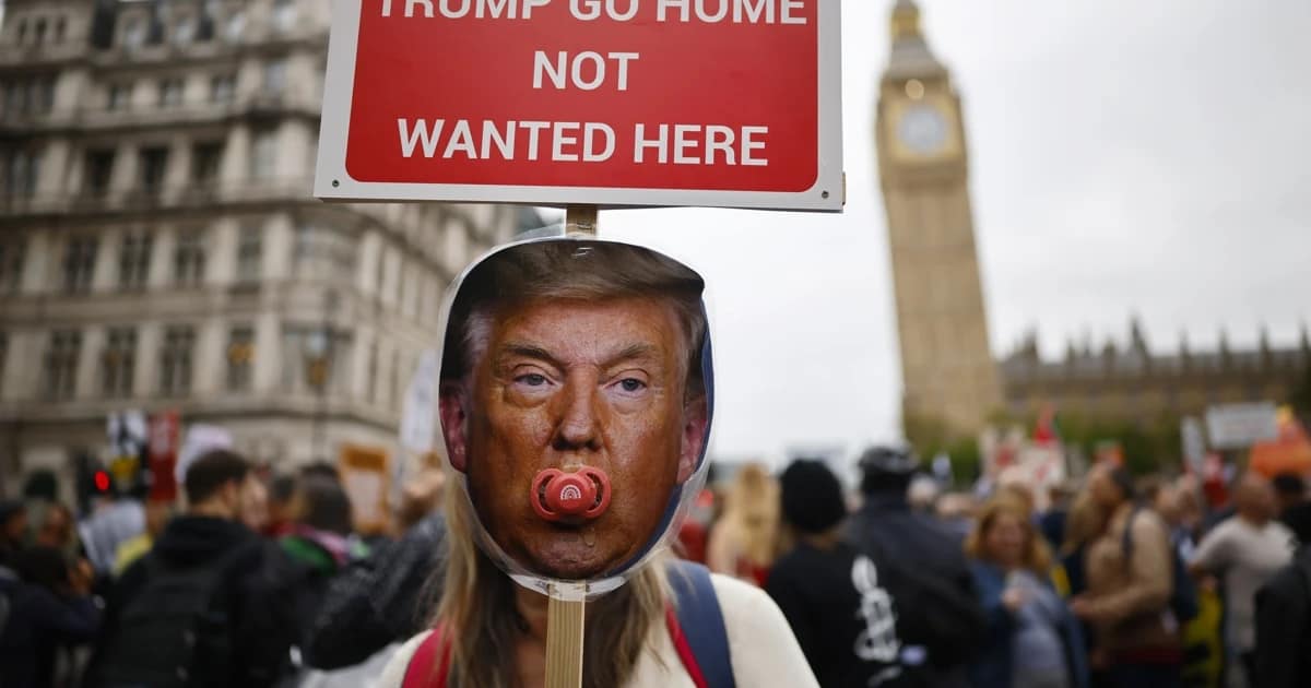Protestas contra Trump en el Reino Unido